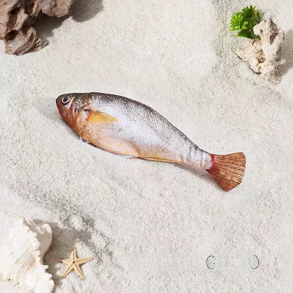 Ultra-Realistic Interactive Cat Toy Set - 3 Pack of Flopping Fish with Rechargeable Tap-Activated Flapping Modes, Featuring Sardine, Saury, and Yellow Croaker, 7.1 Inches, Includes Catnip - Ideal for All Cat Breeds